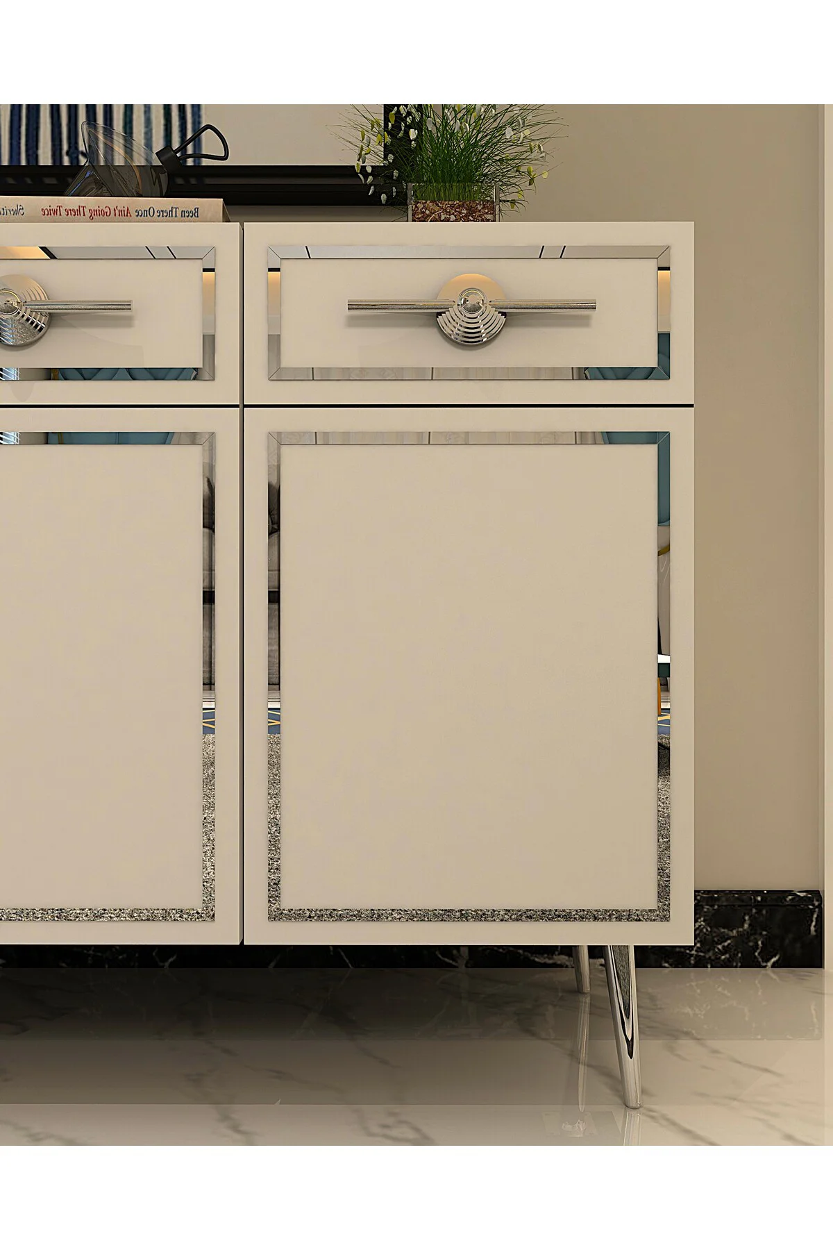 BELLYCT (KB150)  KONSOL BEYAZ-GÜMÜŞ