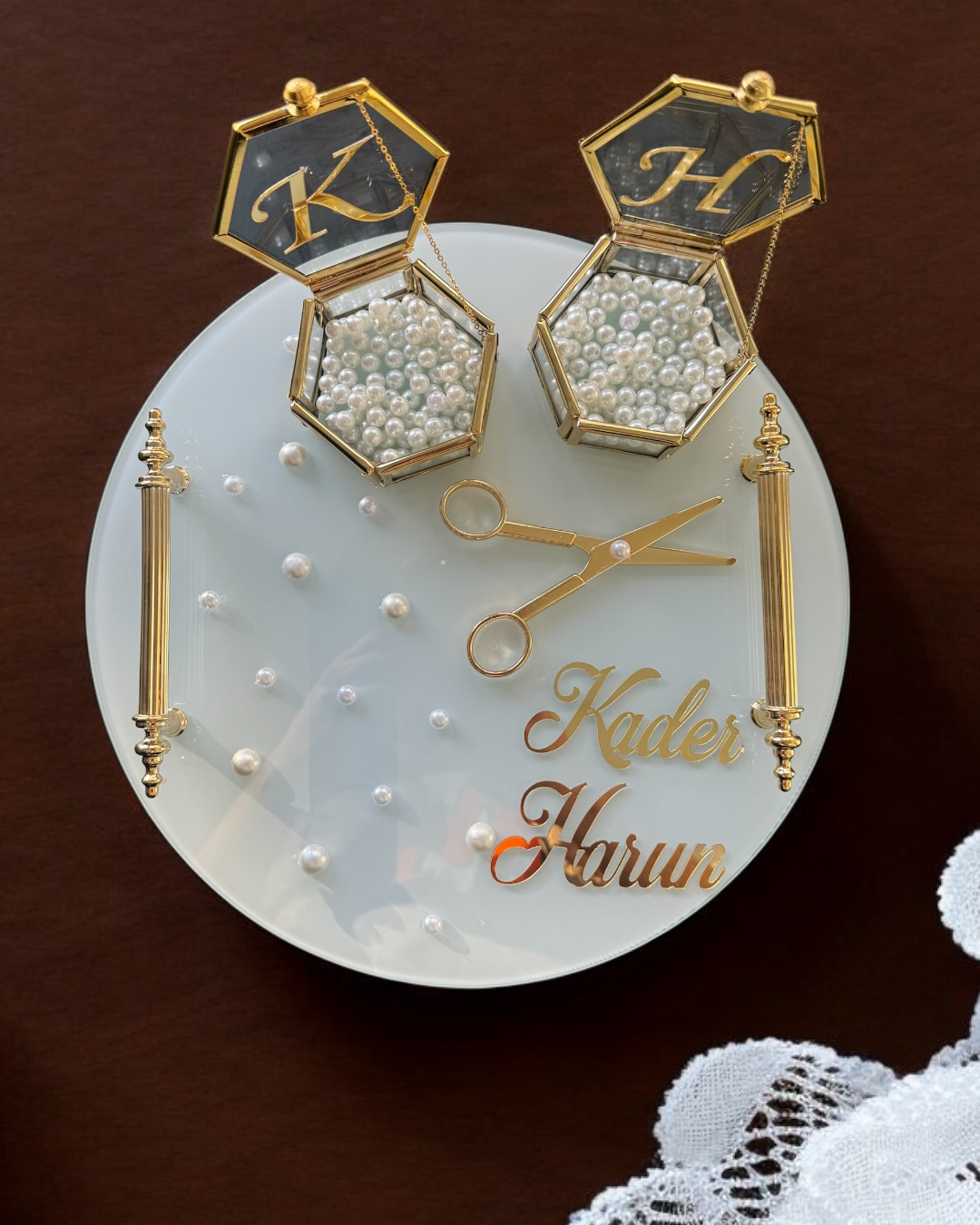 Beloved Gold Söz Tepsisi Beloved Gold Söz Tepsisi