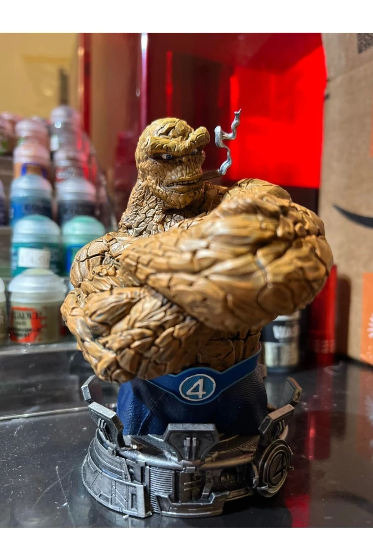 Ben Grimm Taş Adam Marvel Boyalı Figür 17 CM (BÜYÜK BOY)