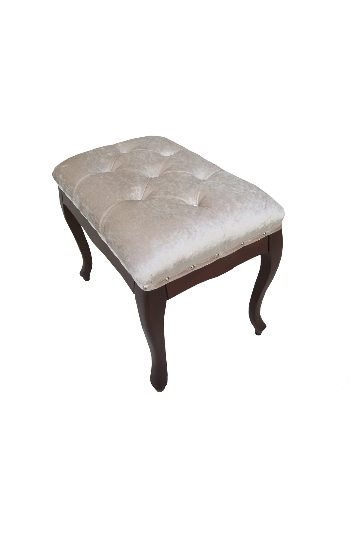 Benc 17698 Puf Kapitone Avangart Babyface Kumaş Krem Kayın RETRO ayak Elyapım Benc 17698 Puf Kapitone Avangart Babyface Kumaş Krem Kayın RETRO ayak Elyapım