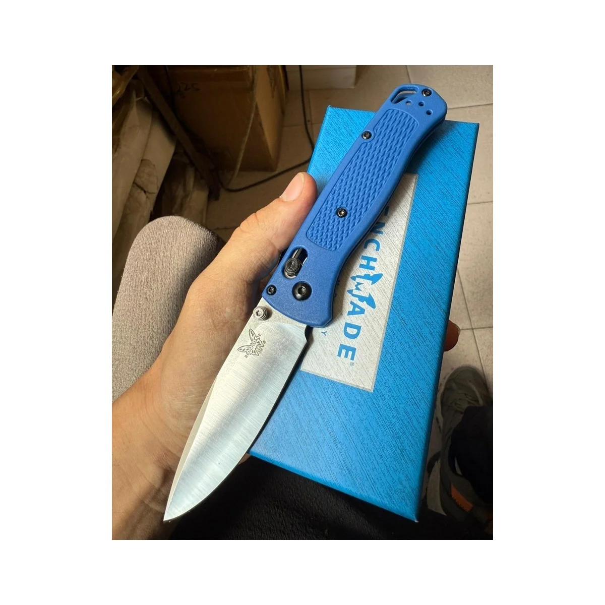 Benchmade Bugout Cep Çakısı Mavi