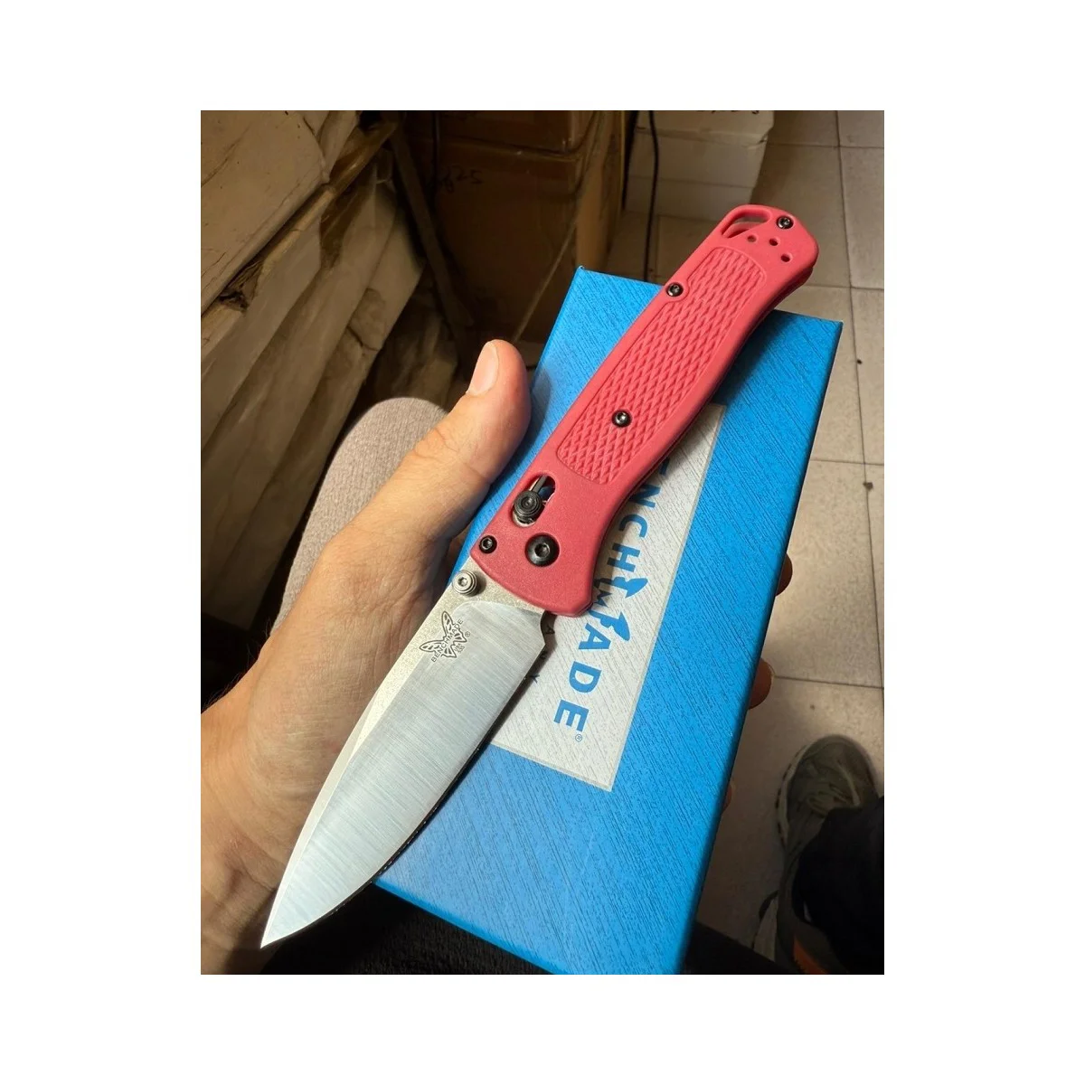 Benchmade Bugout Cep Çakısı Krmızı