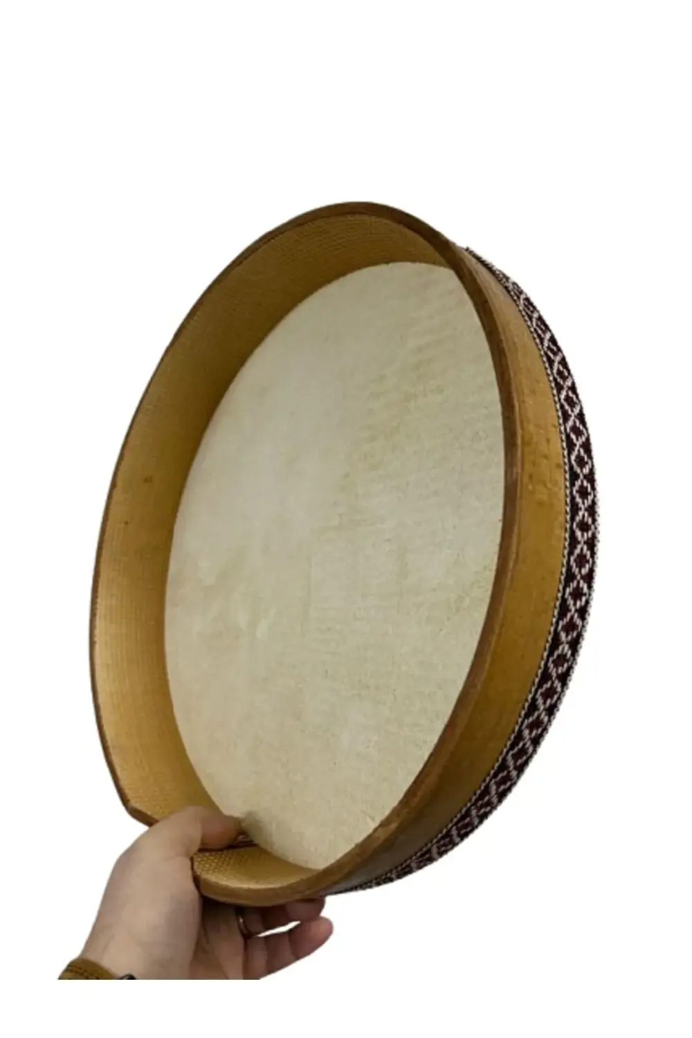 BENDİR HAYVAN DERİLİ 38 CM KALİTELİ KEÇİ DERİSİ