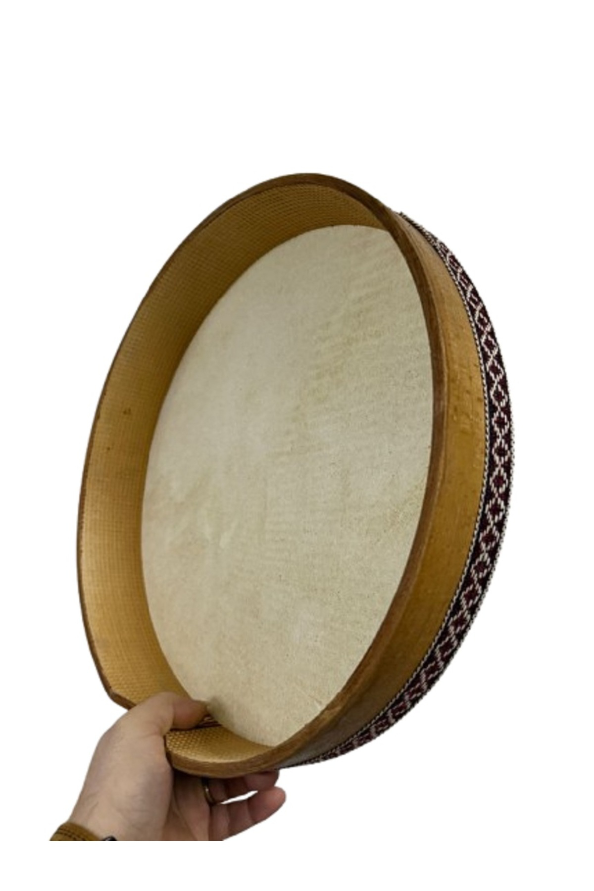 BENDİR HAYVAN DERİLİ 38 CM KALİTELİ KEÇİ DERİSİ