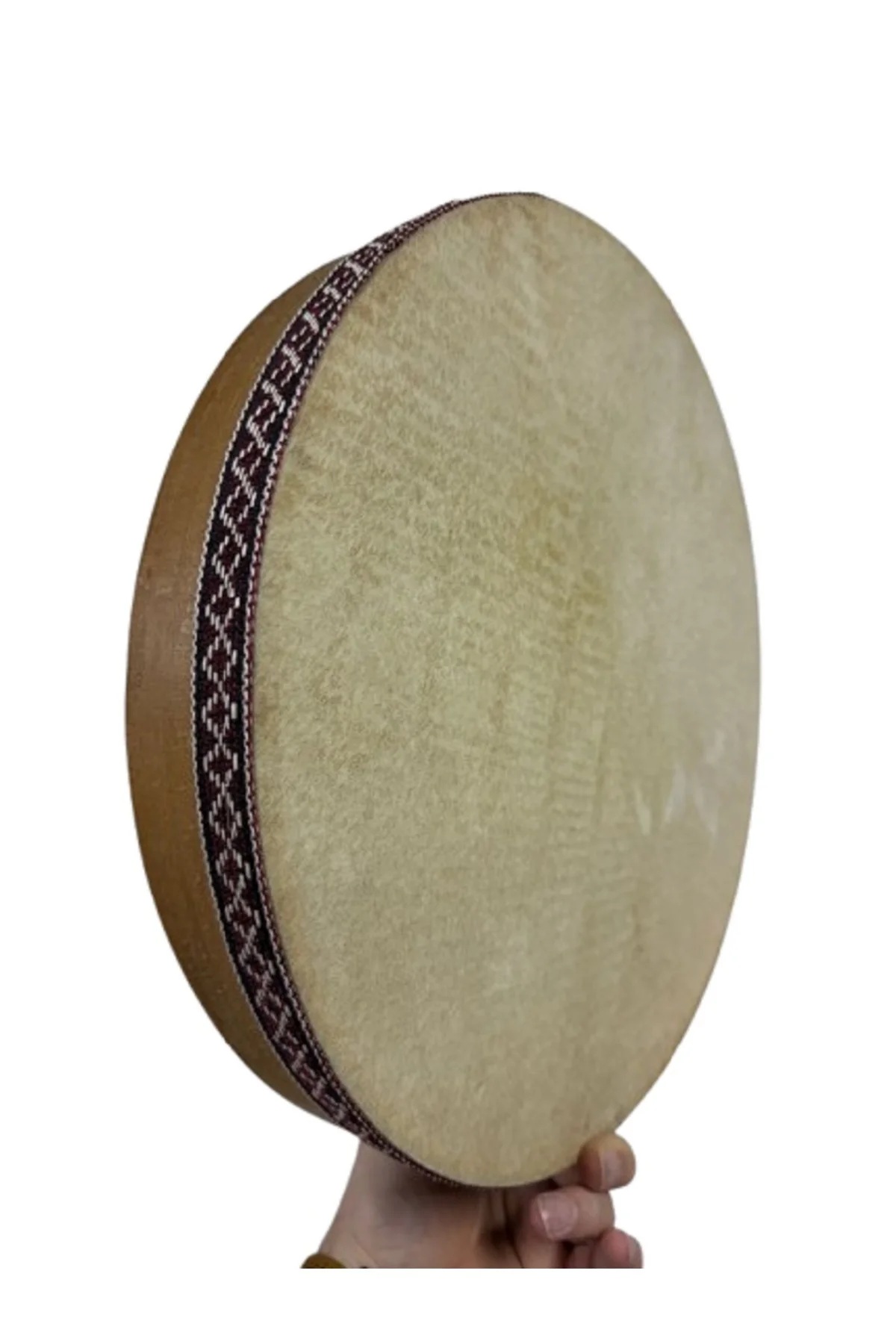 BENDİR HAYVAN DERİLİ 38 CM KALİTELİ KEÇİ DERİSİ - Görsel 2
