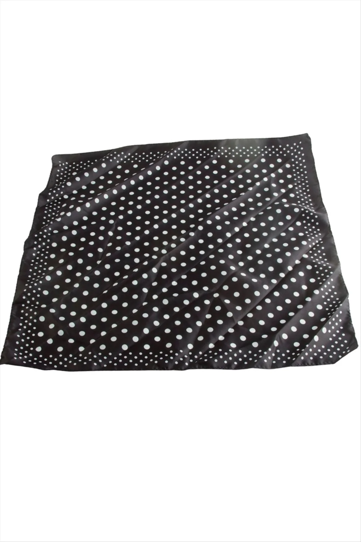 Benekli Zr Saten Fular 50*50 cm