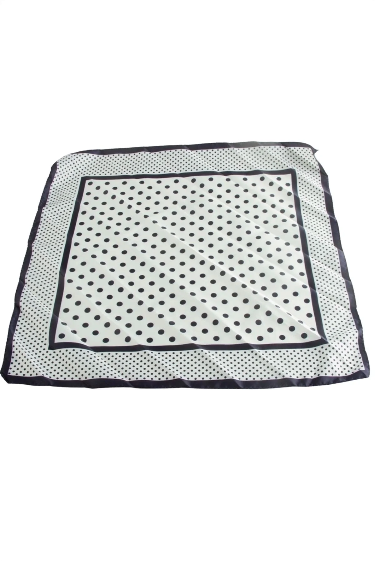 Benekli Zr Saten Fular 50*50 cm