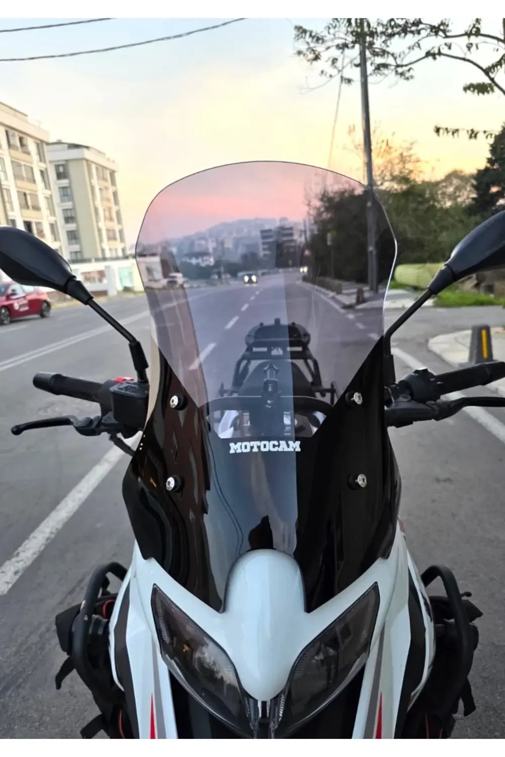 Benelli TRK 251 Ön Cam 2019-2023 Model 56cm Füme Renkli 4mm