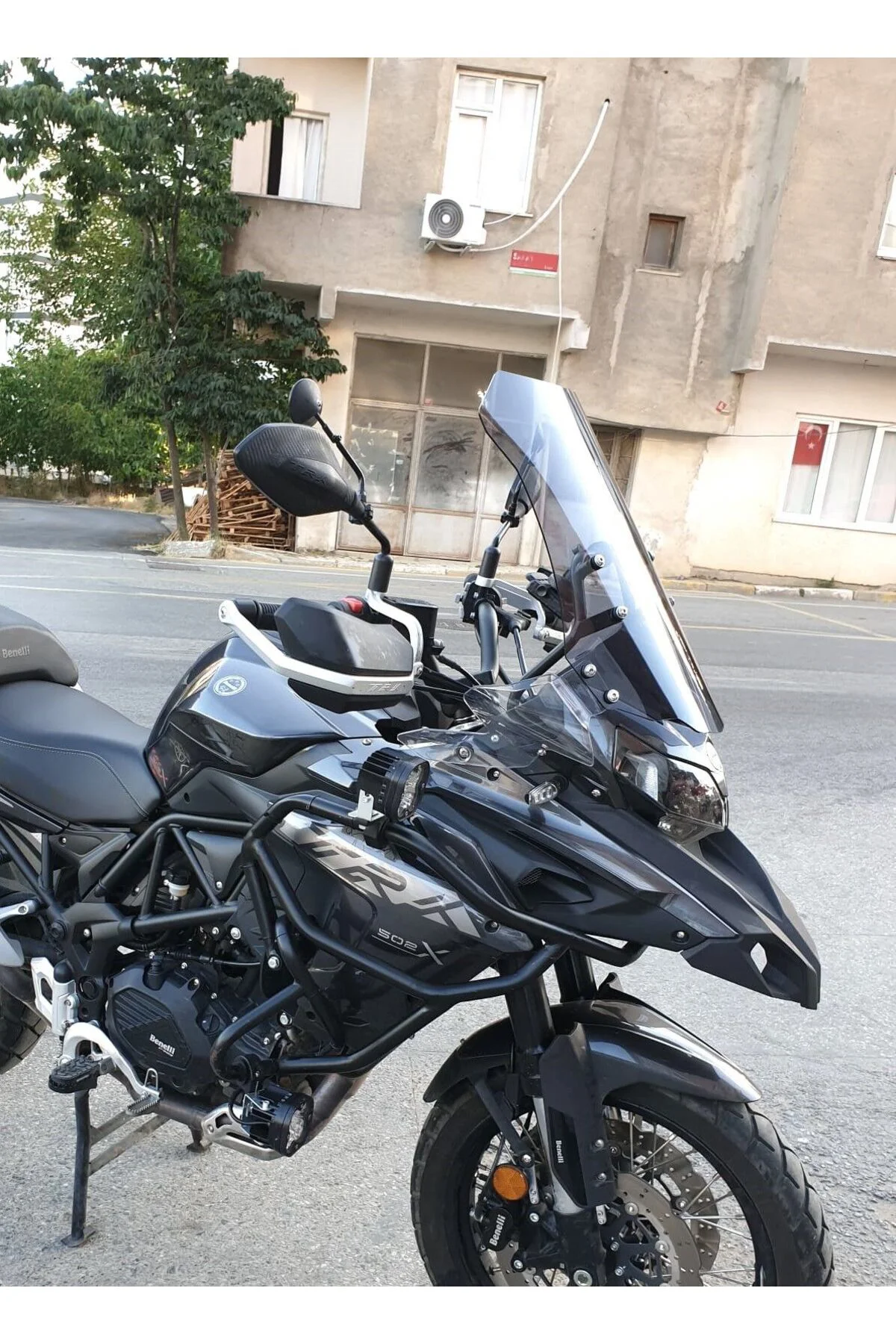 Benelli TRK 502 Ön Cam 2017-2026 Model 54cm Füme Renkli 4mm
