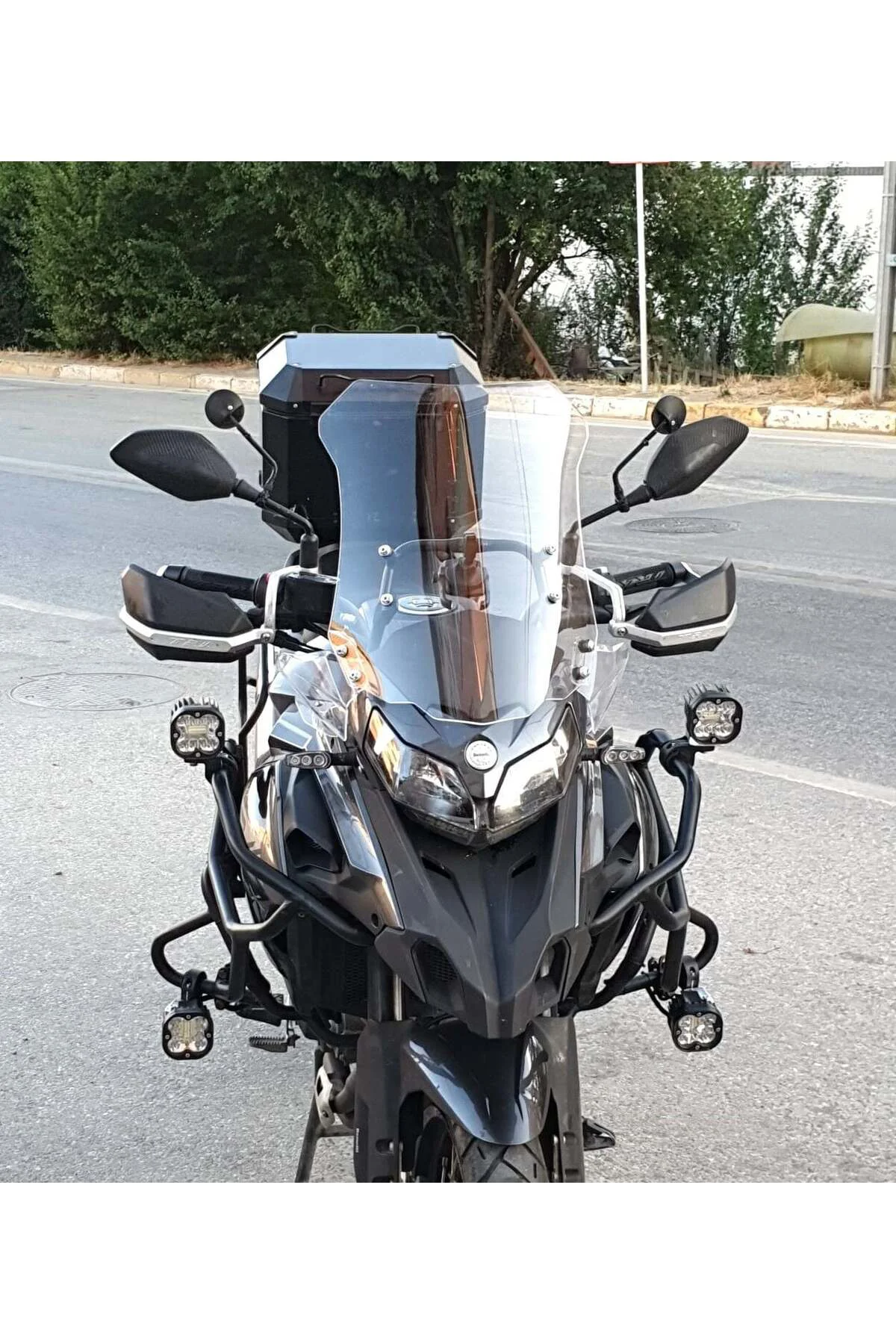 Benelli TRK 502 X Ön Cam 2017-2026 Model 54cm Şeffaf Renkli 4mm