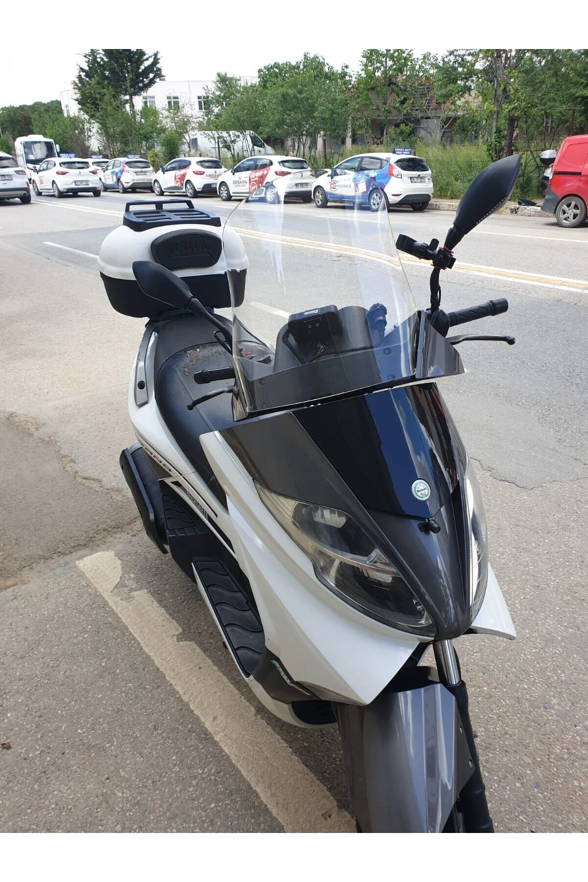 Benelli Zafferano 250 Ön Cam 2015-2016 Model 48cm Şeffaf Renkli 4