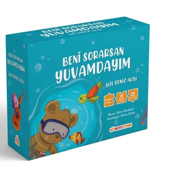 Beni Sorarsan Yuvamdayım - İşte Deniz Altı! - Kitap ve Yapboz Seti Fiyatı, Yorumları ve Özellikleri