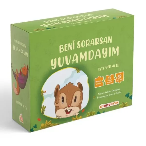 Beni Sorarsan Yuvamdayım-İşte Yer Altı! (Kitap ve Yapboz Seti) Fiyatı, Yorumları ve Özellikleri