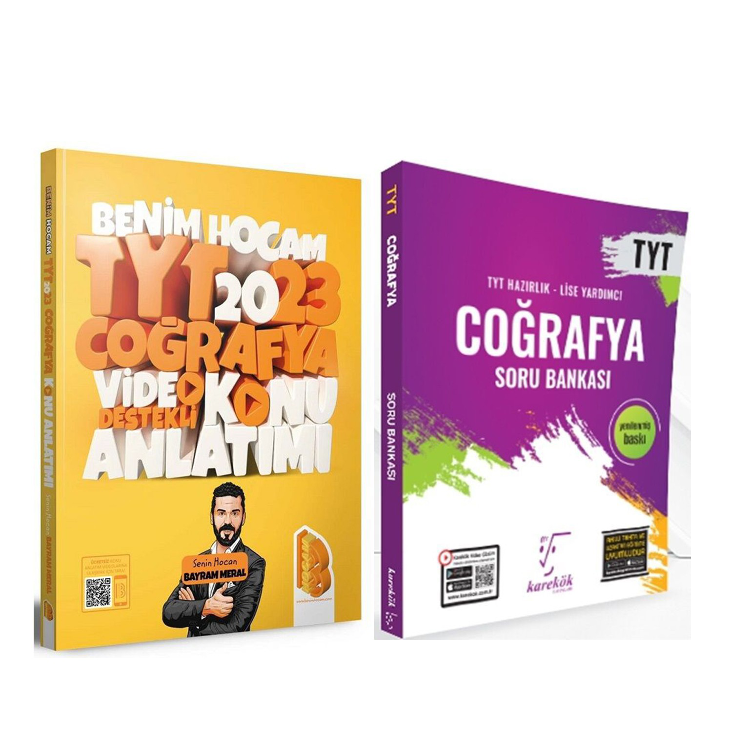Benim Hocam 2023 TYT Coğrafya Konu ve Karekök Soru Bankası Seti 2