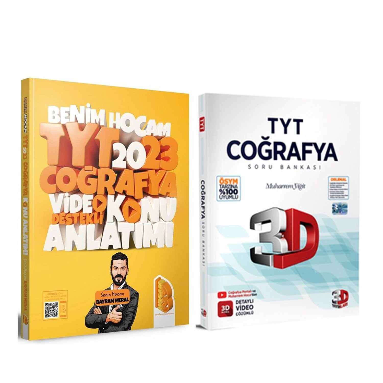 Benim Hocam 2023 TYT Coğrafya Konu ve 3D Soru Bankası Seti 2 Kita