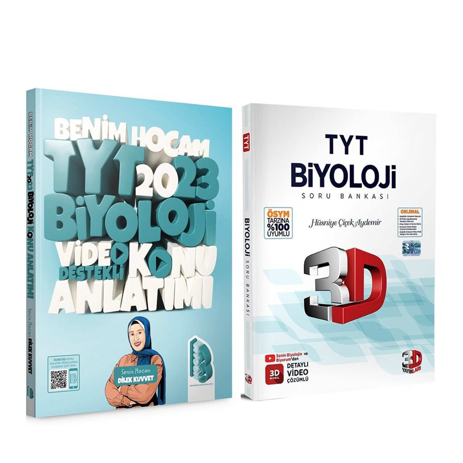 Benim Hocam TYT Biyoloji Konu ve 3D Soru Bankası Seti 2 Kitap