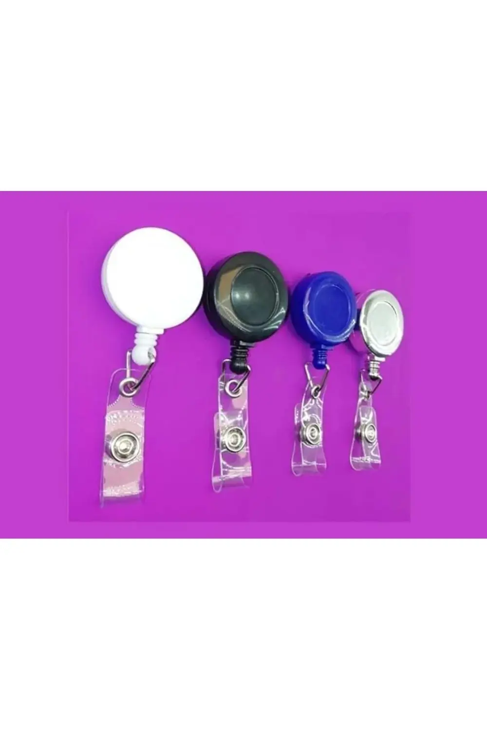 Benim Marifetlerim - Karışık Renkli Yoyo Yaka Kartı Tutucu 1 Adet