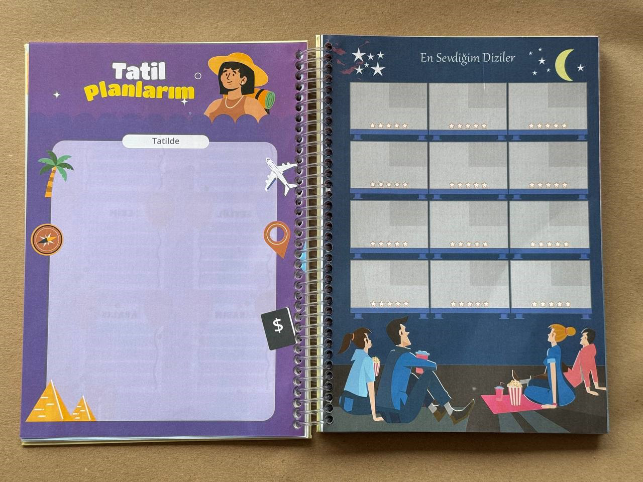 Bylimon Benim Planlayıcı Ajandam Pullar Kapak Tasarımlı Bylimon Benim Planlayıcı Ajandam Pullar Kapak Tasarımlı