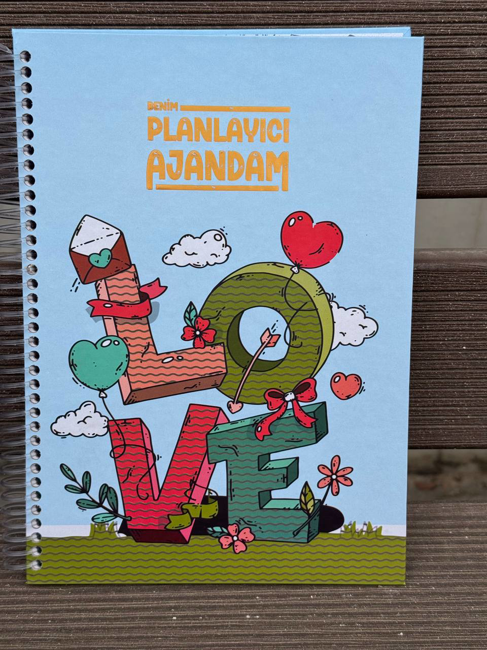 Bylimon Benim Planlayici Ajandam Love Kapak Tasarimli