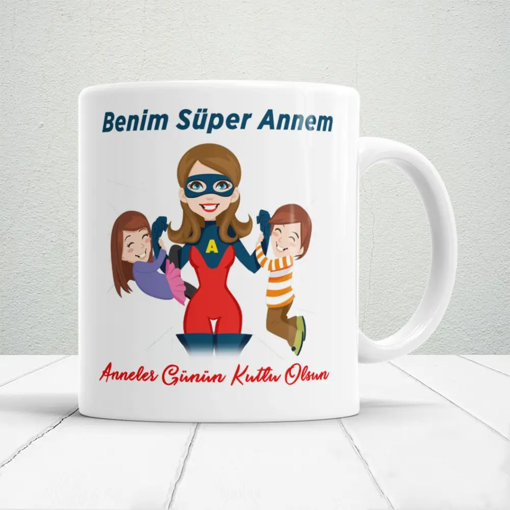 Benim Süper Annem Hediyelik Kupa Anneler Günü Tasarımlı Mod2 Benim Süper Annem Hediyelik Kupa Anneler Günü Tasarımlı Mod2