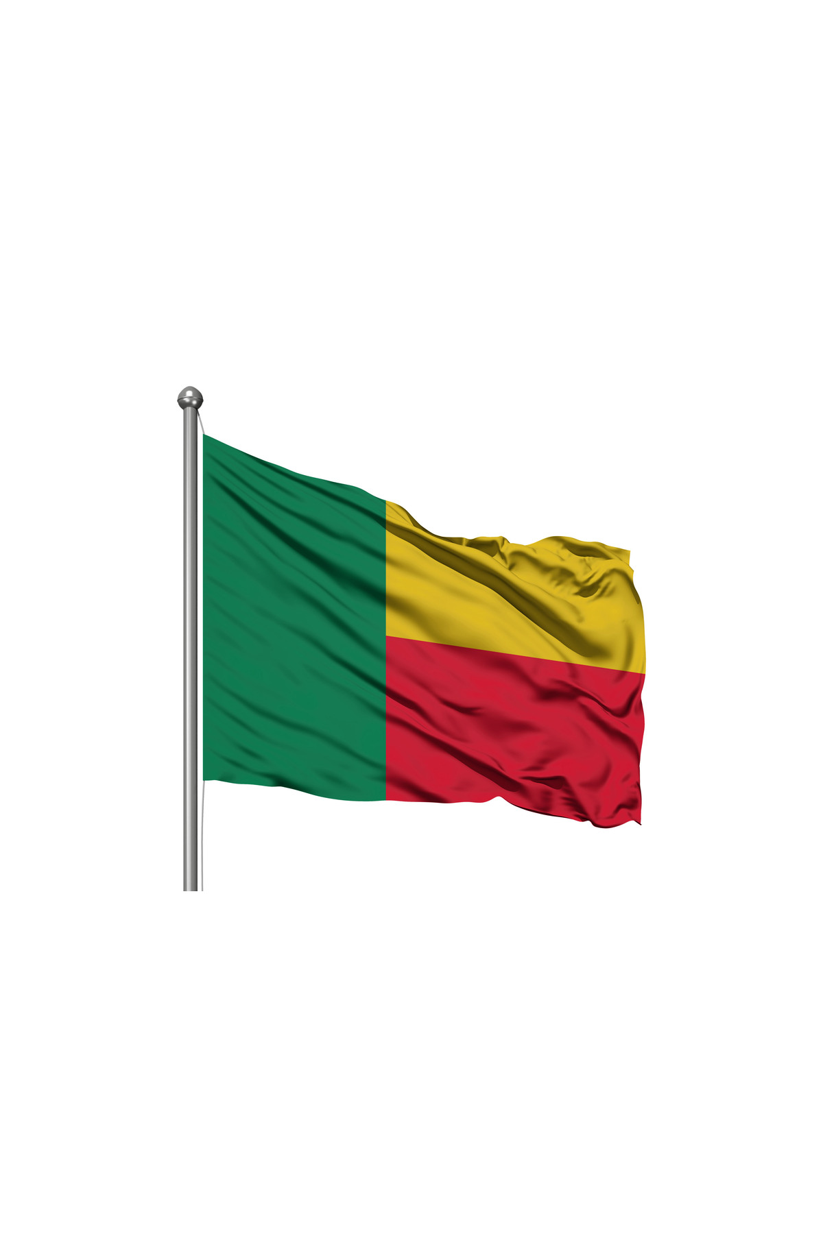 Benin Devleti Bayrağı - Premium Raşel Kumaş 800x1200cm