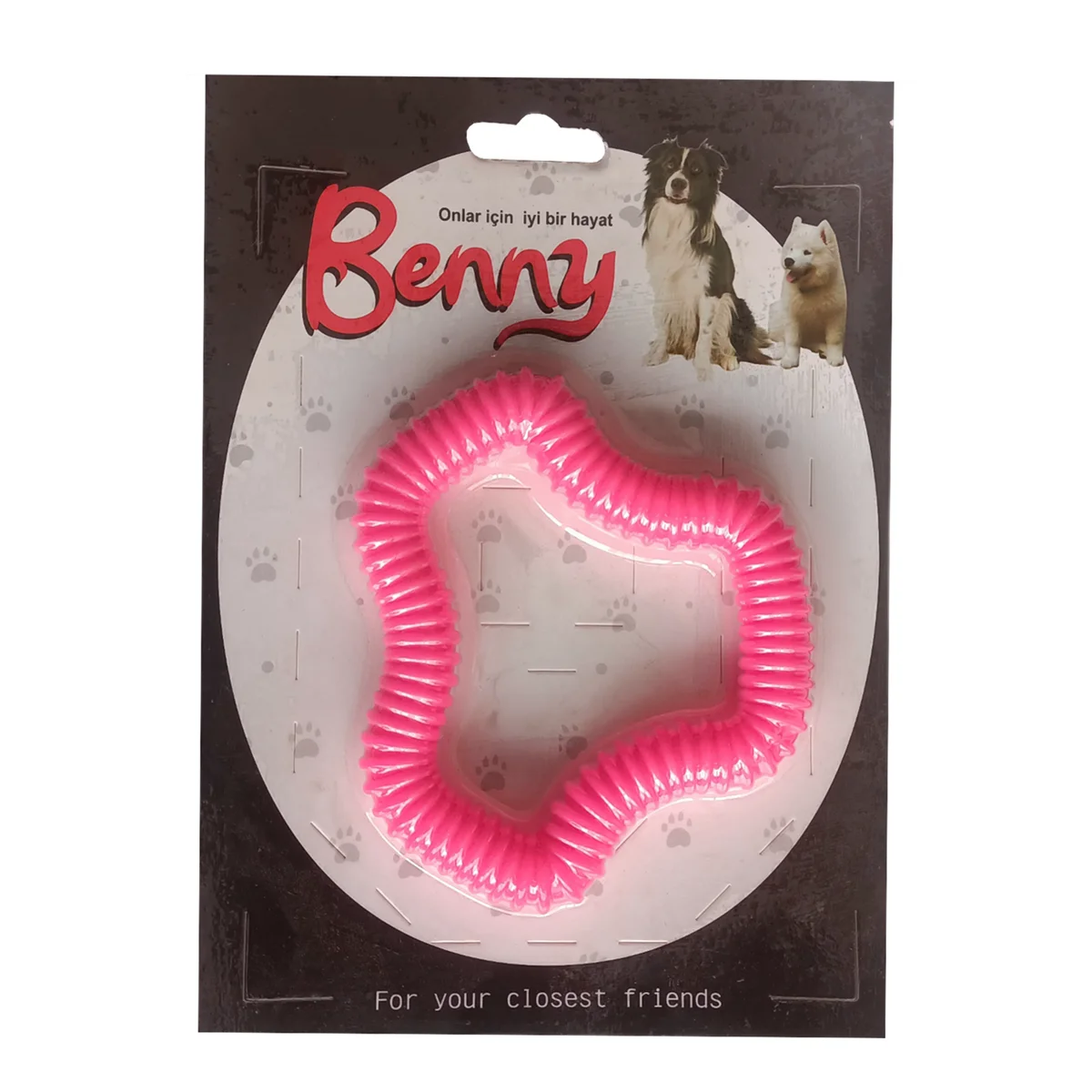 Köpek Oyuncağı Sert 11 x 10 cm Pembe