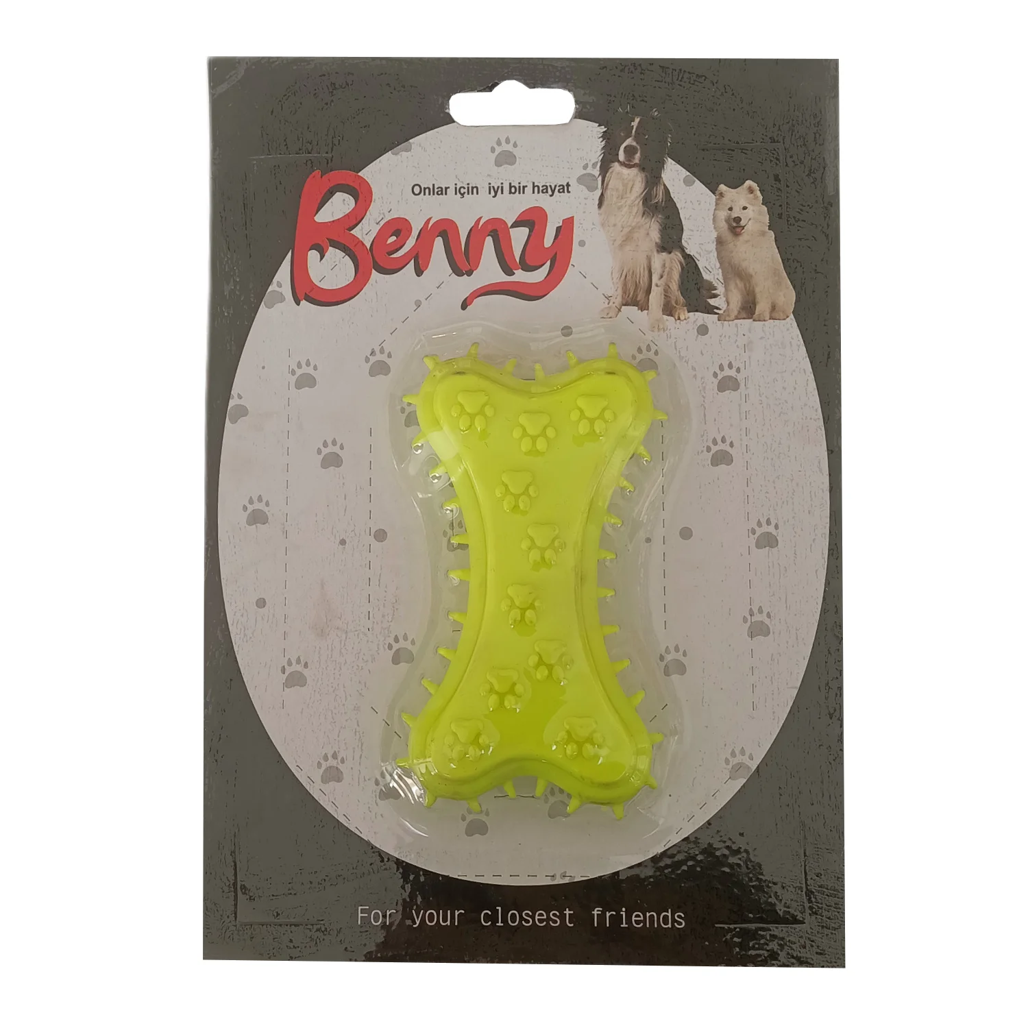 Köpek Oyuncağı Kemik 5.5 x 10 cm Sarı