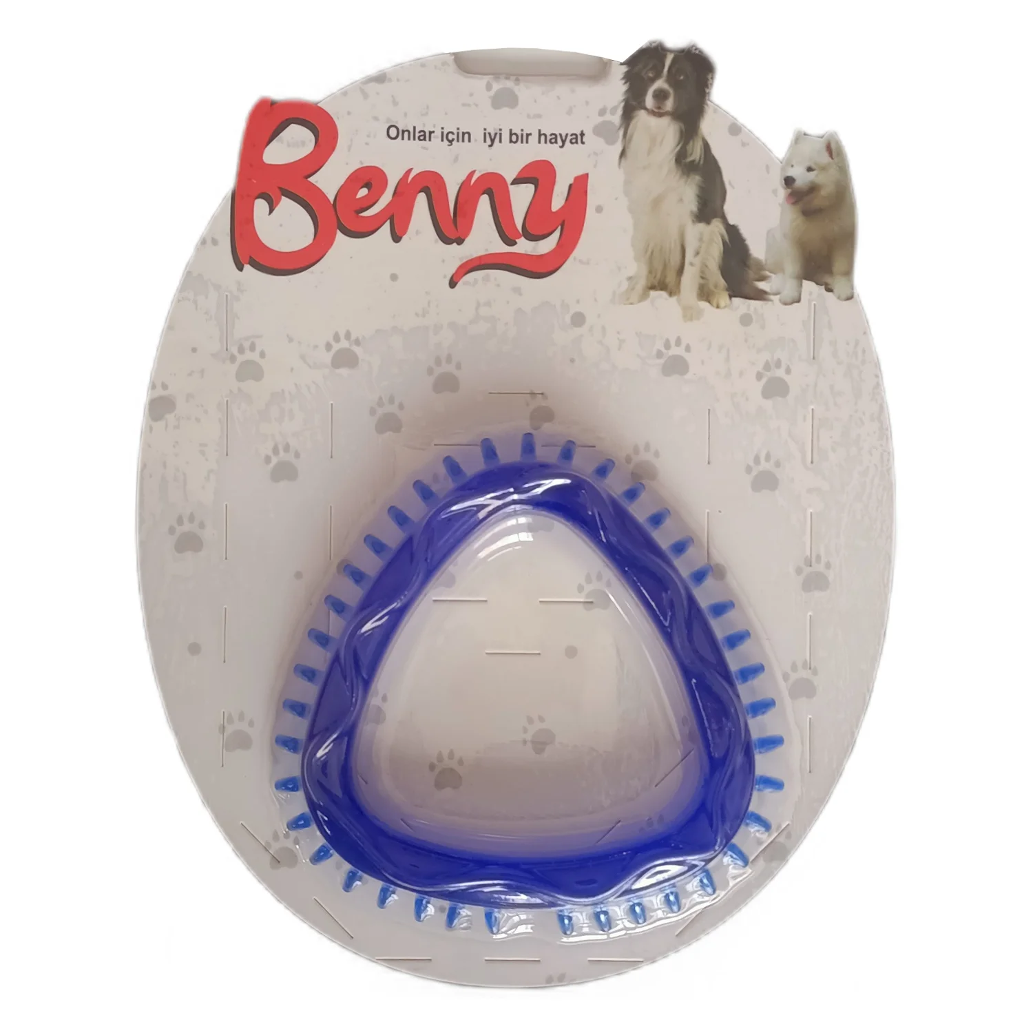 Köpek Oyuncağı Üçgen 8 x 8.5 cm Mavi