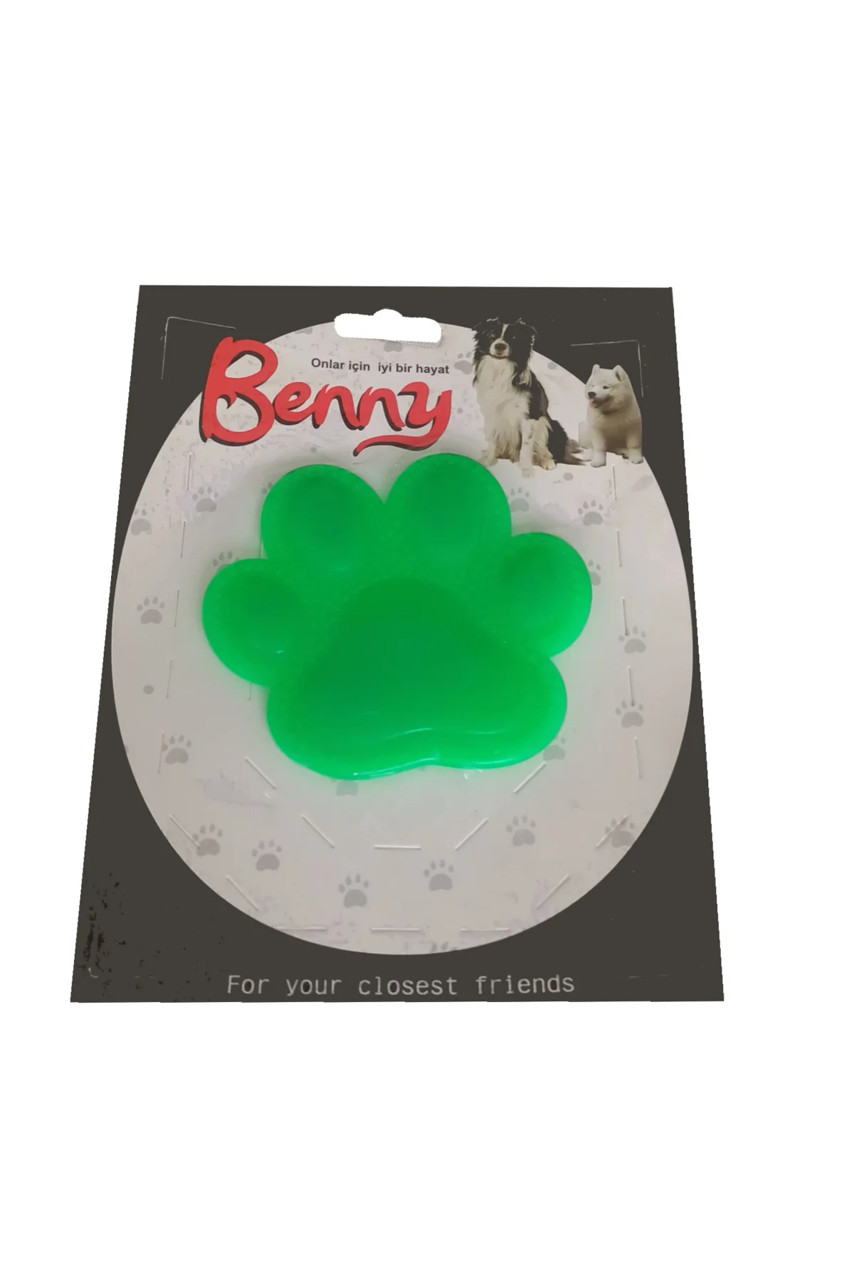 Benny Köpek Oyuncağı Pati 9,5 x 9 cm Yeşil