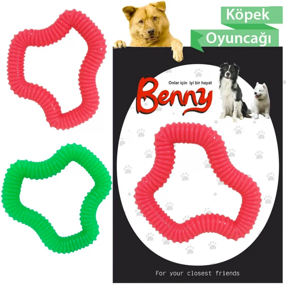 Köpek Oyuncağı Sert 11 x 10 cm Kırmızı