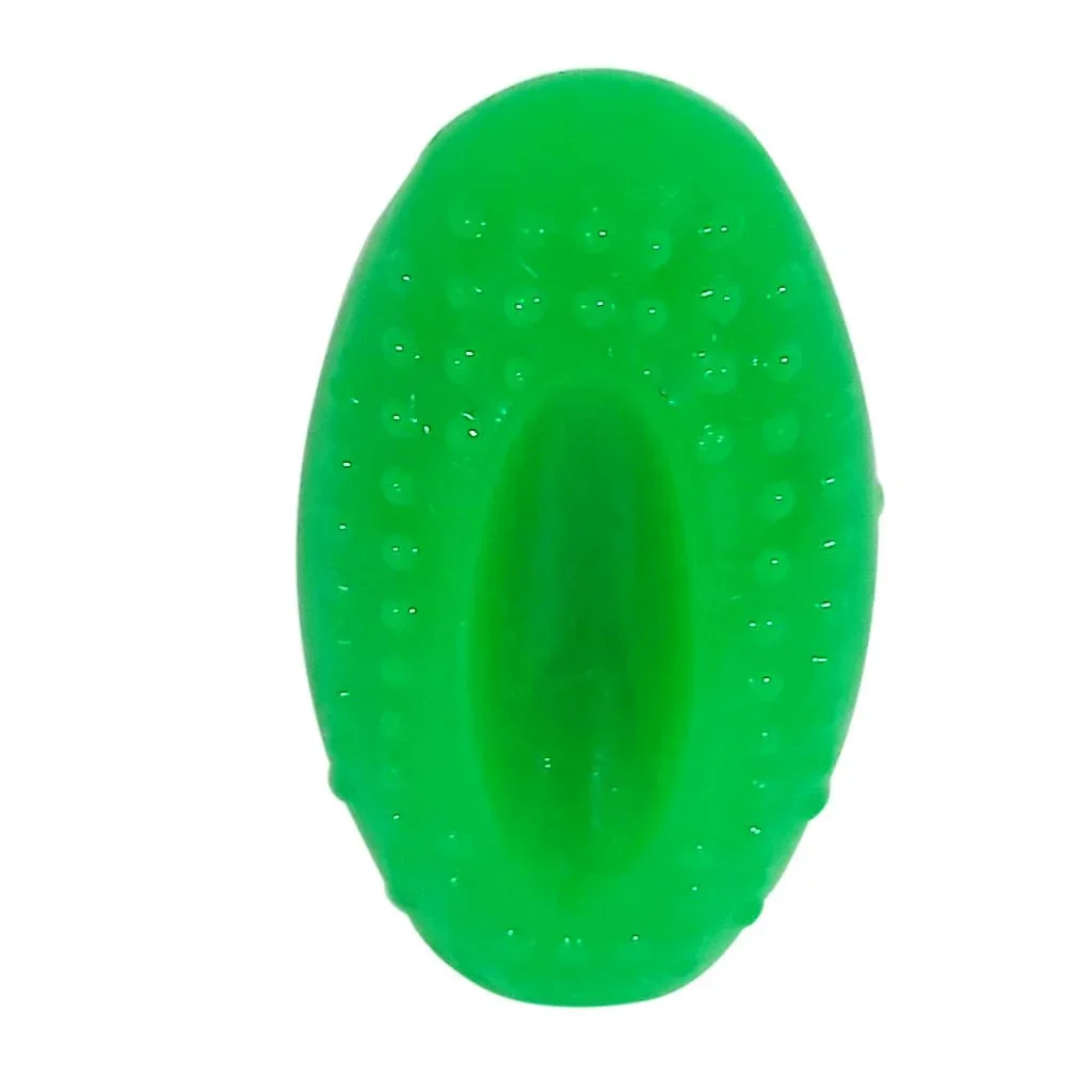 Köpek Oyuncağı Sert Elips Top 8 x 4.5 cm Yeşil