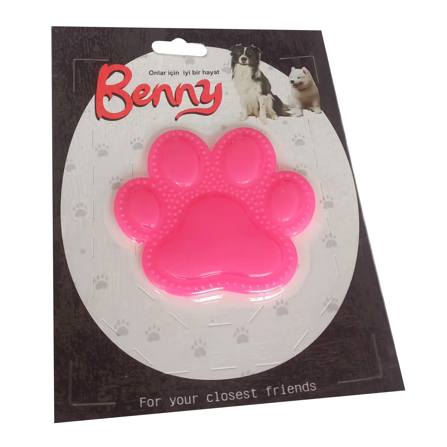 Köpek Oyuncağı Pati 9,5 x 9 cm Pembe