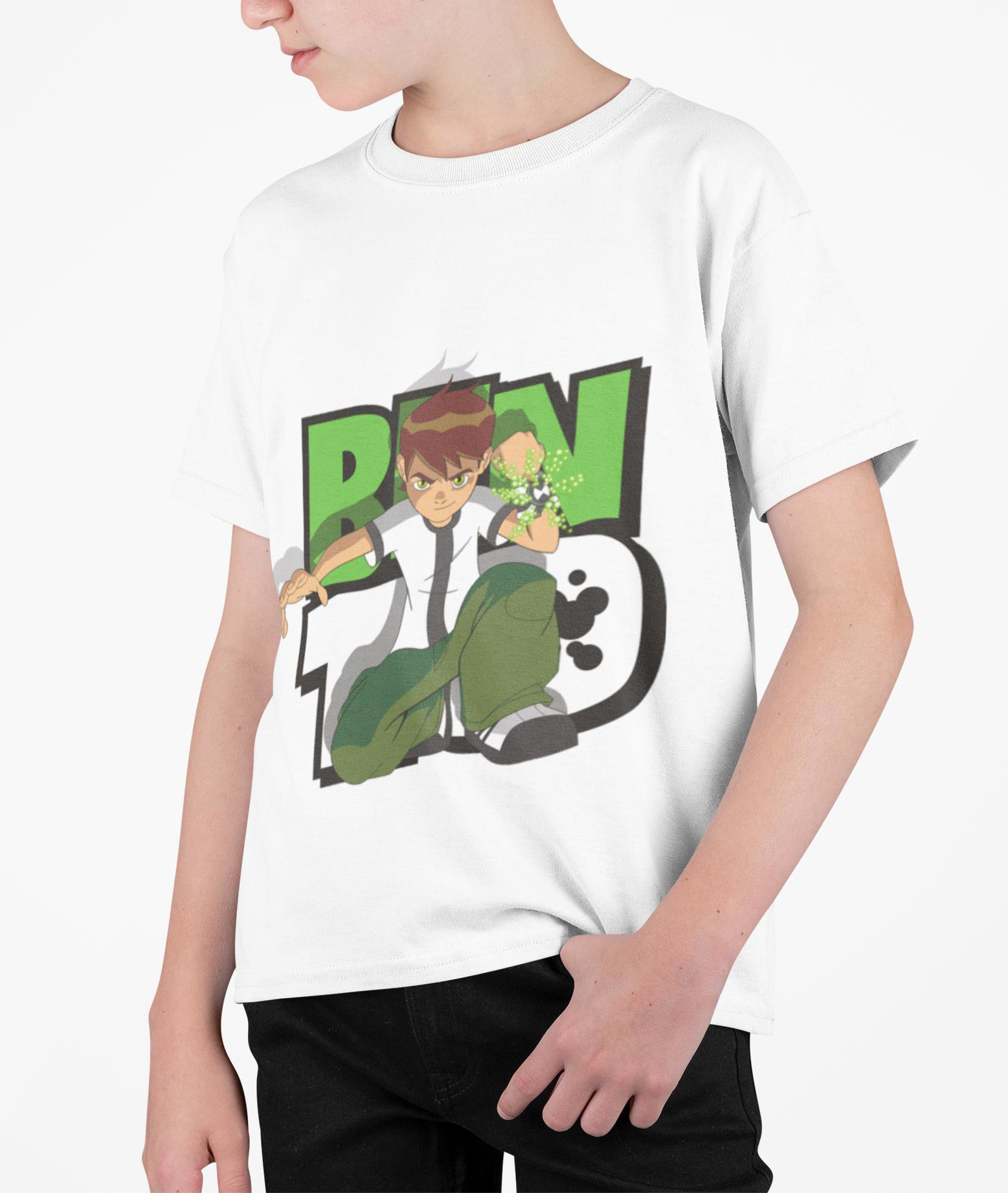 Kostüm Sarayı Benten Baskılı Tişört | Ben 10 Baskılı T-Shirt