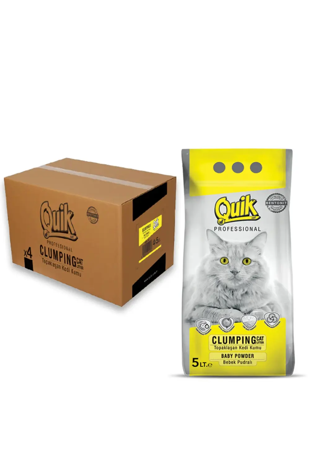 Bentonit 5 Lt İnce TEKLİ (Pudra Kokulu)