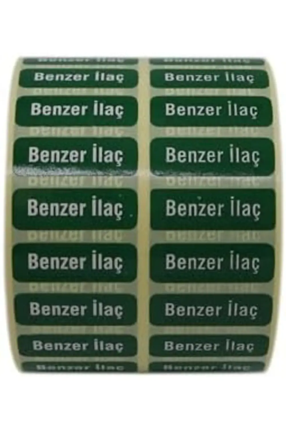 Benzer İlaç Etiketi 30mm X 10mm 5000 Adet Kuşe Rulo Etiket 395519