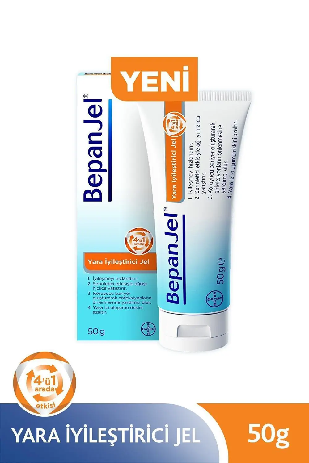 Bepanjel Yara İyileştirici Jel 50 gr 8699546340057