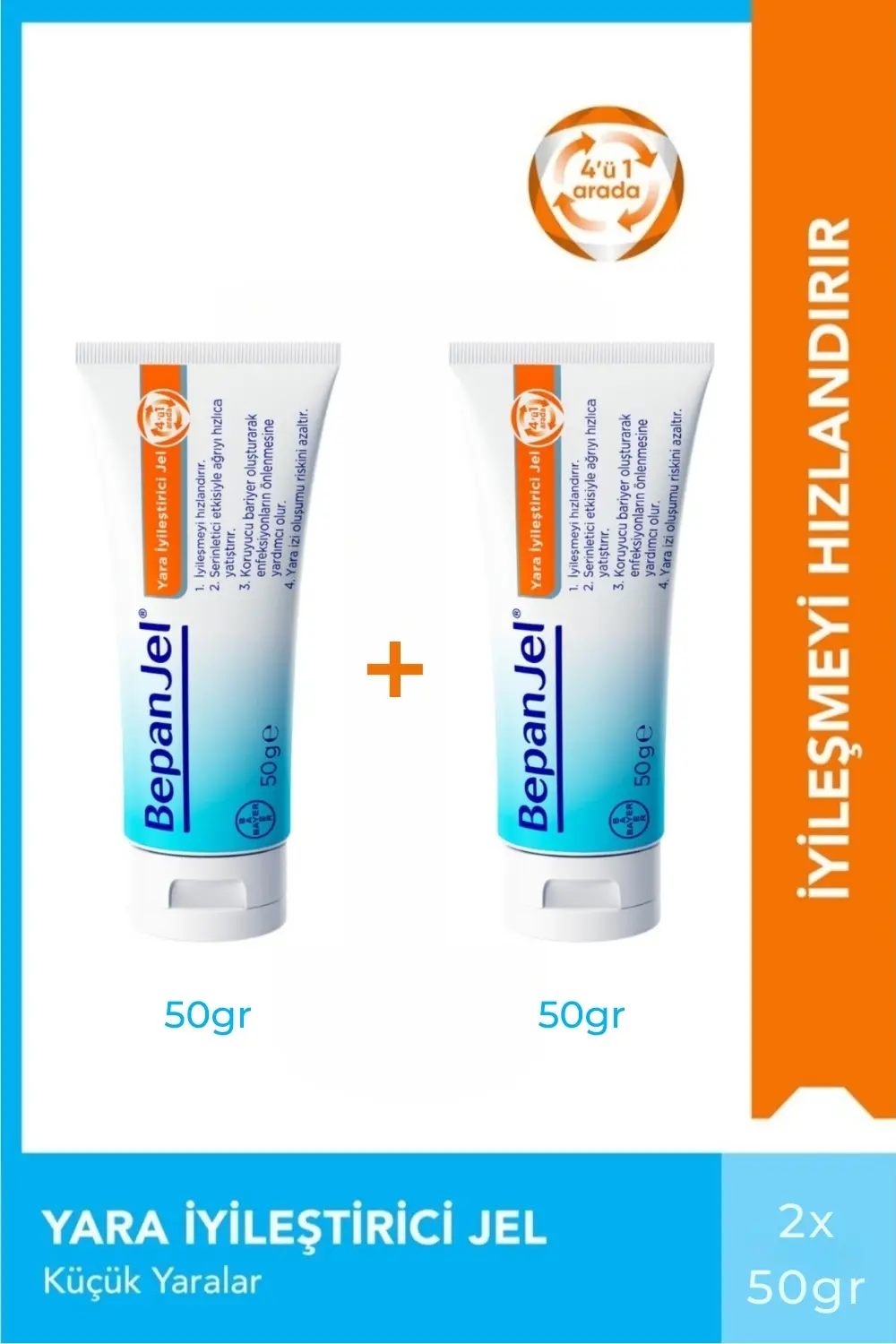Bepanjel Yara İyileştirici Jel 50 gr x 2 Adet