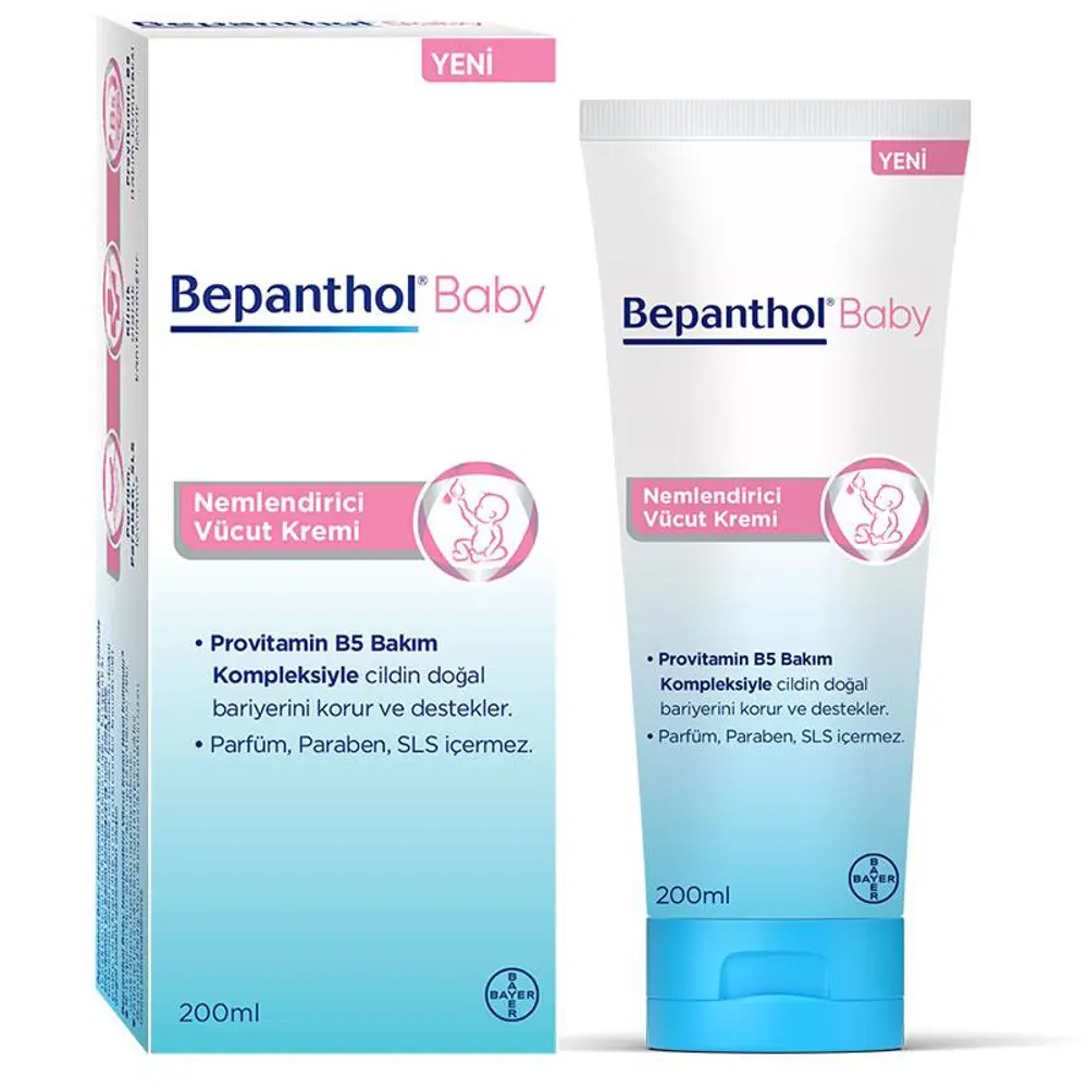 Bepanthol Baby Nemlendirici Vücut Kremi 200 ml 8699546358861 Bepanthol Baby Nemlendirici Vücut Kremi 200 ml 8699546358861
