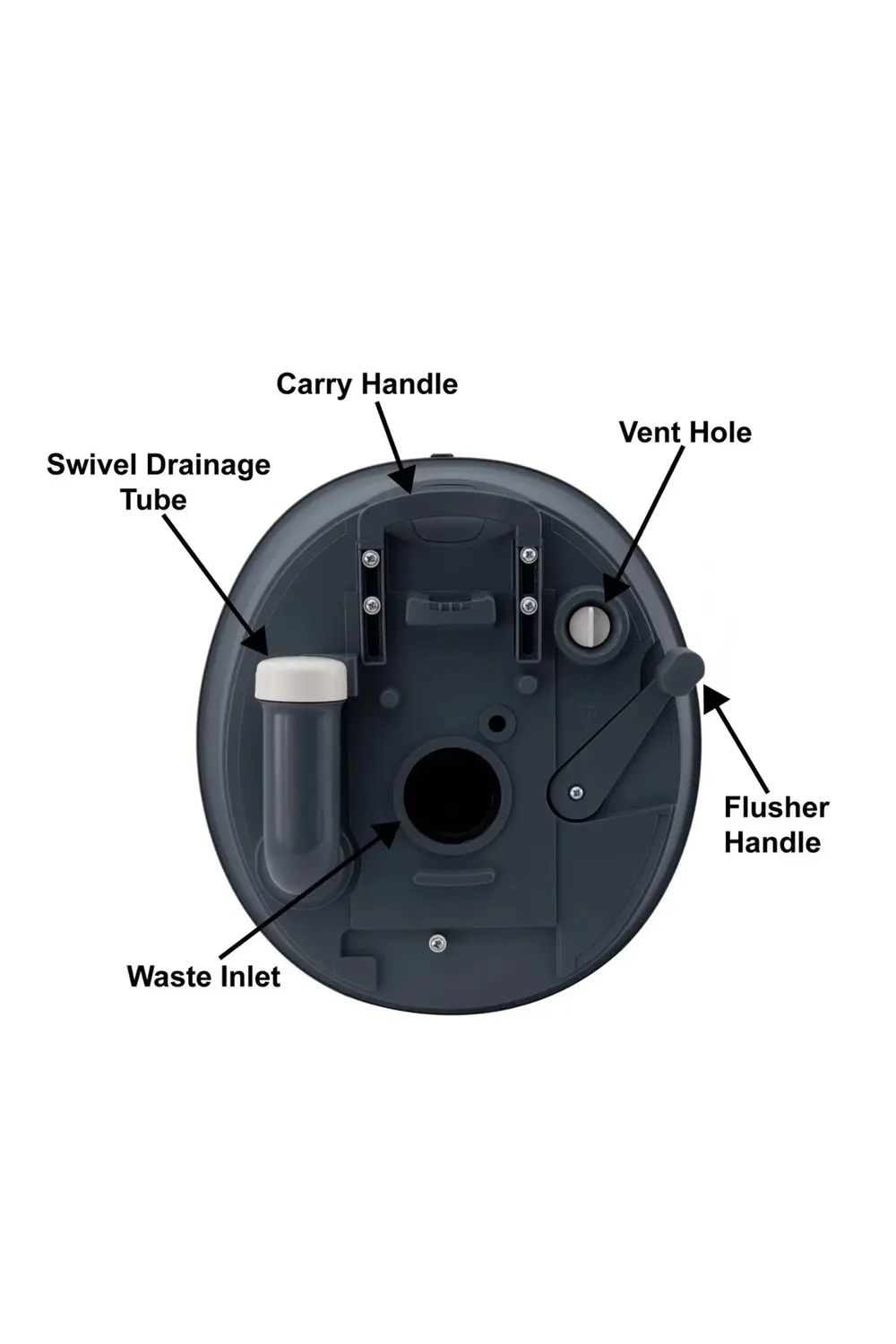 Bepot 6000 20lt Atık Tankı Portatif Tuvalet
