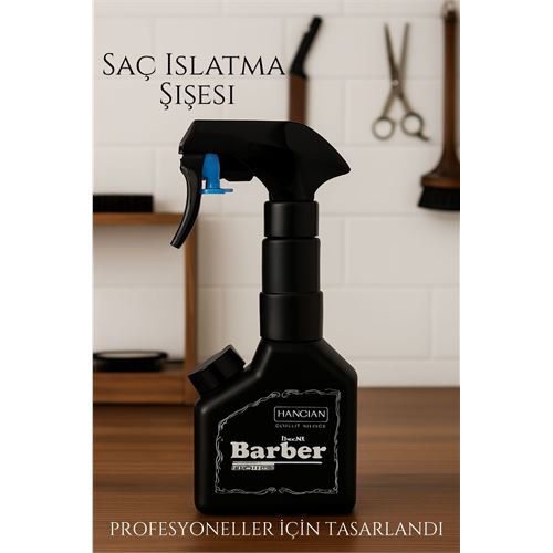 Berber Kuaför Saç Islatma Şişesi 500 ml Valf Sistemli, Geniş Alan