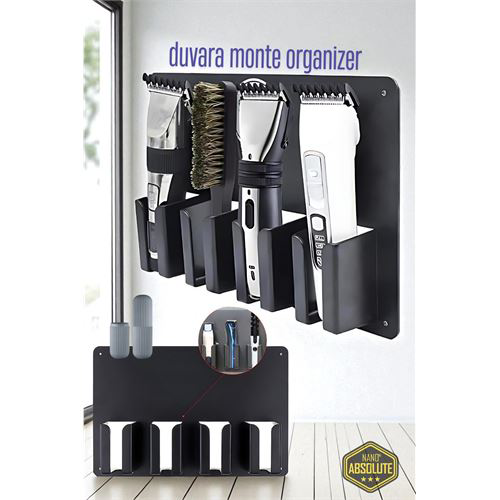 Berber Kuaför Tıraş Makinesi Organizeri - Tıraş Makine Fırça Tutu Berber Kuaför Tıraş Makinesi Organizeri - Tıraş Makine Fırça Tutu