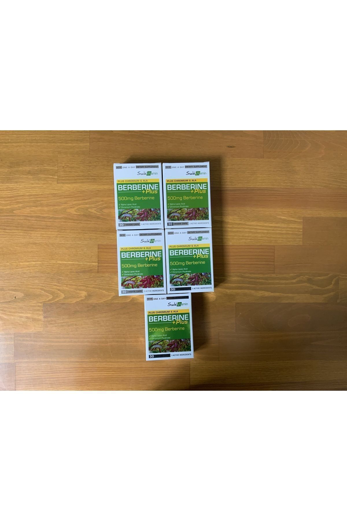 Suda Vitamin Berberine Plus 30 Kapsül 5 Adet