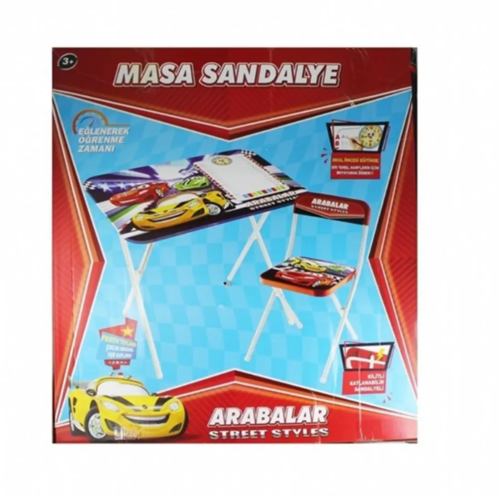 Beren Ders Çalışma Masası Arabalar BRN0780