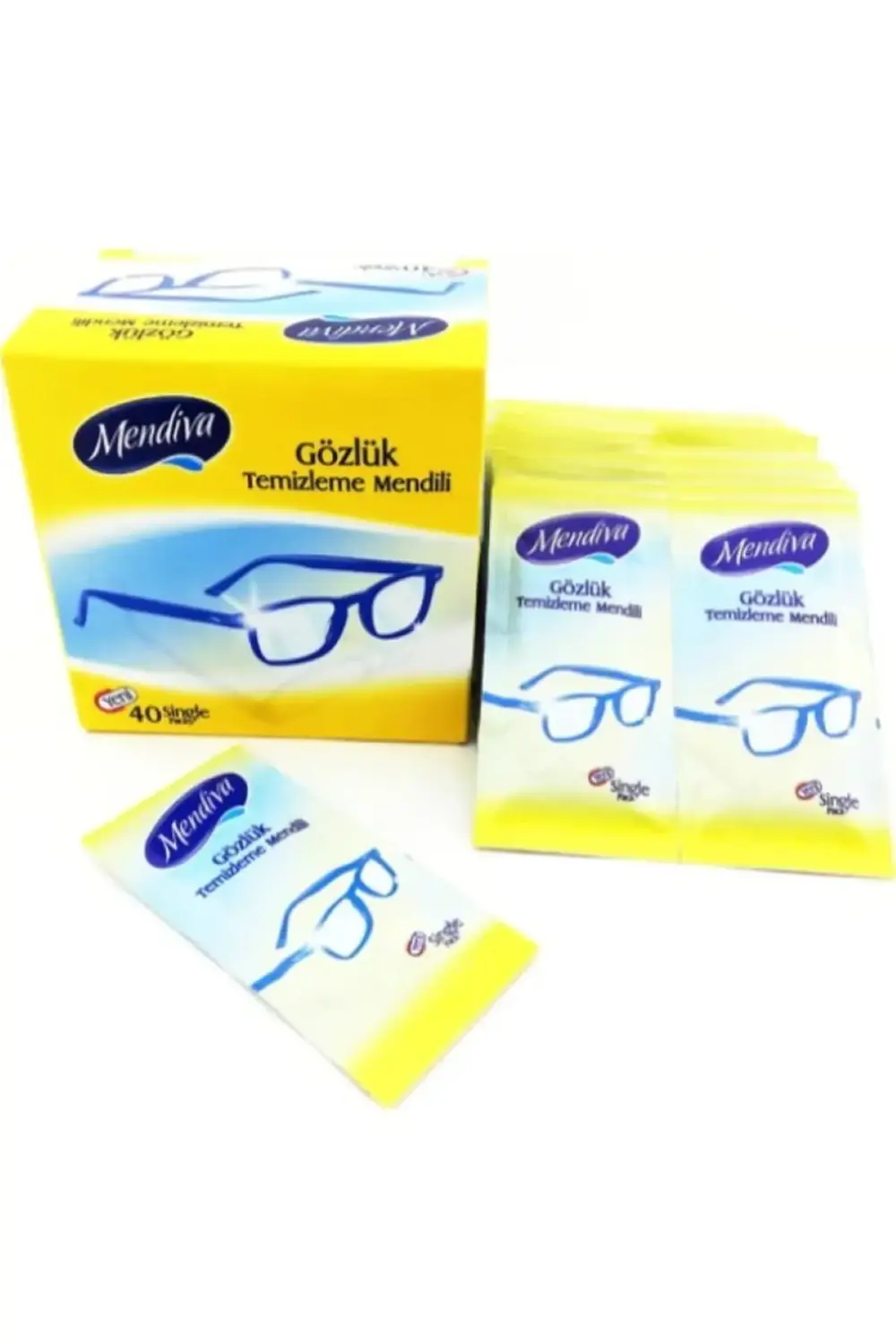 Berg - Kolonyalı Mendil Gözlük Temizleme Mendili 3 Kutu X 40 :120