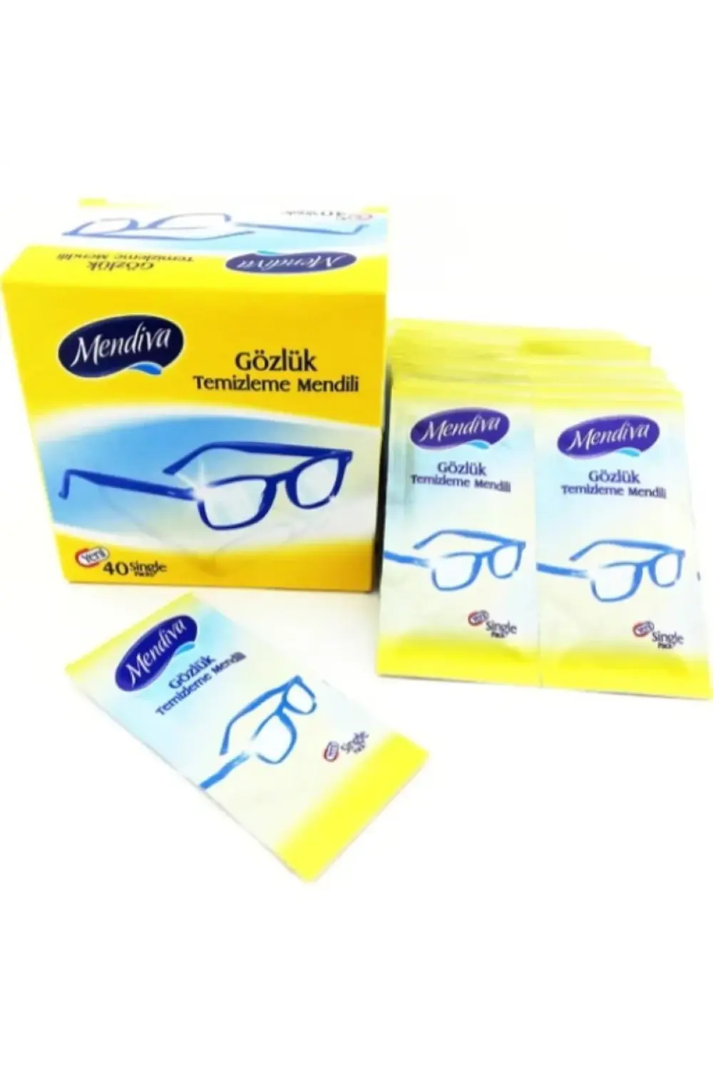 Berg - Kolonyalı Mendil Gözlük Temizleme Mendili 3 Kutu X 40 :120