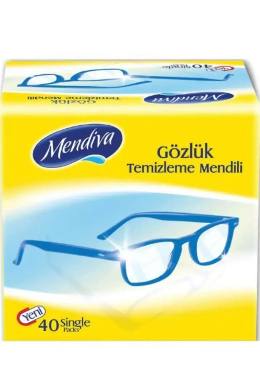 Berg - Kolonyalı Mendil Gözlük Temizleme Mendili 3 Kutu X 40 :120