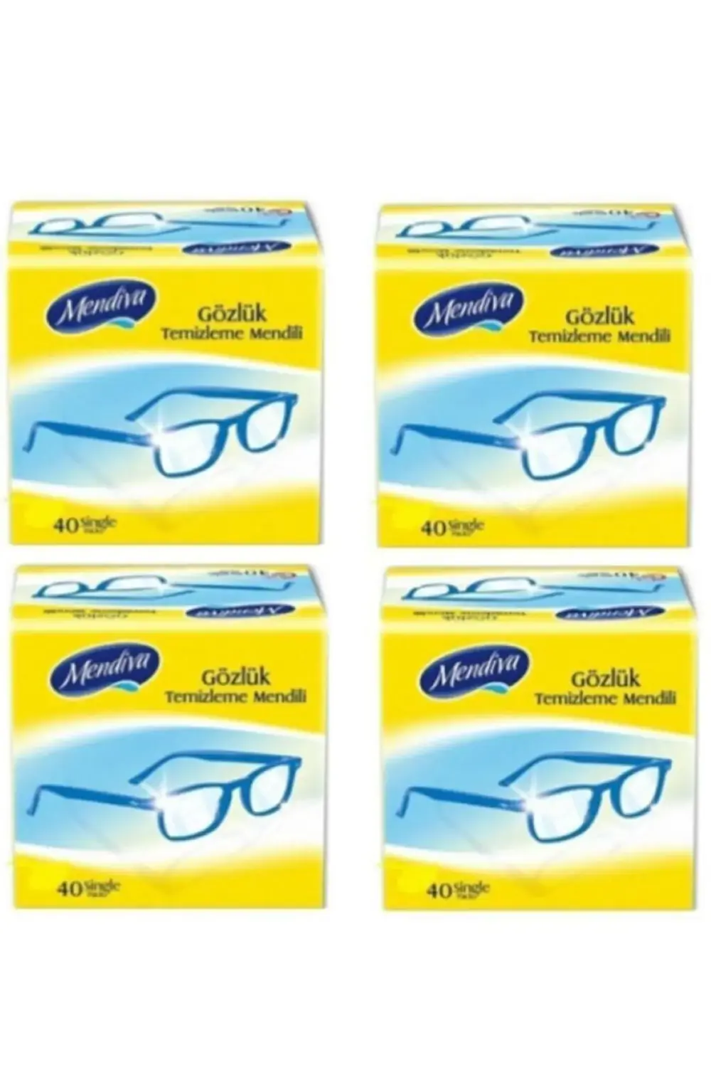 Berg - Kolonyalı Mendil Gözlük Temizleme Mendili 4kutu X 40 :160