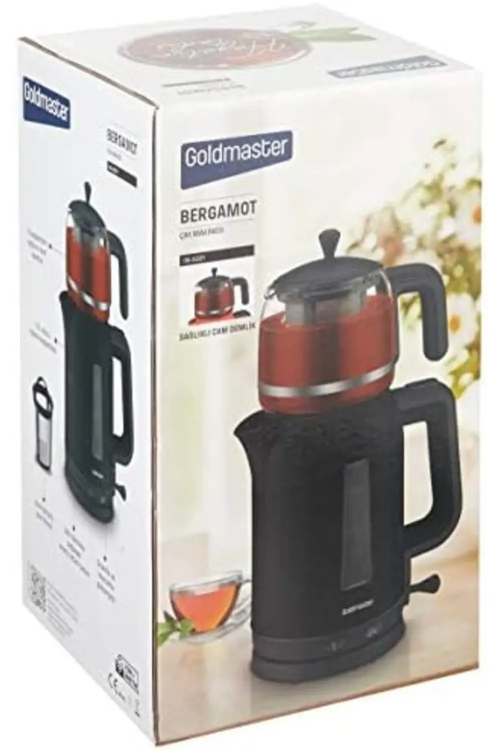Bergamot Çay Makinesi Kırmızı In-6321k 1178227