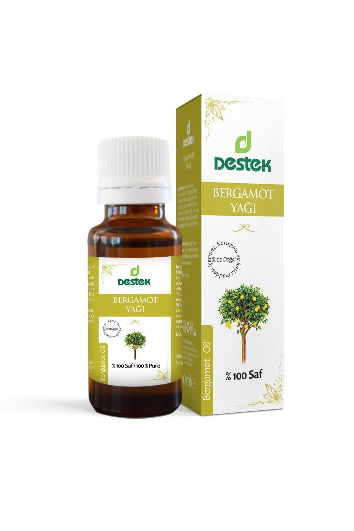 Bergamot Yağı %100 Saf Bitkisel Bakım Yağı (distile) 20 Ml Bergamot Yağı %100 Saf Bitkisel Bakım Yağı (distile) 20 Ml