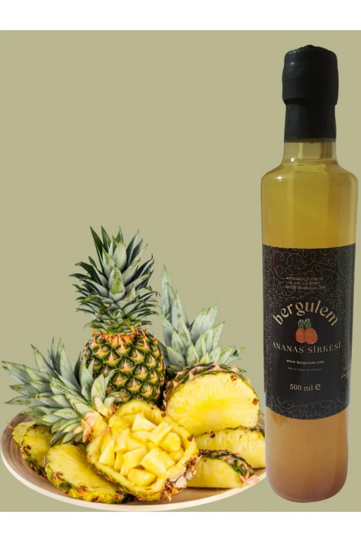 Bergulem Ananas Sirkesi 500 ml + Ananas Yağı 150 ml